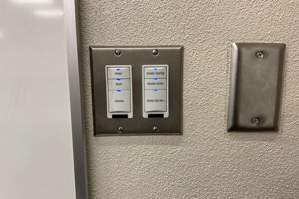 Lighting controls for the room