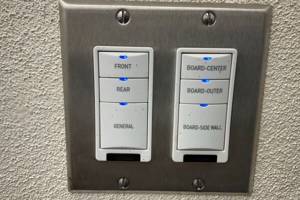 Lighting controls for the room