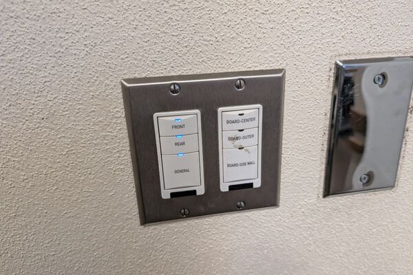Lighting controls for the room