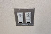 Lighting controls for the room