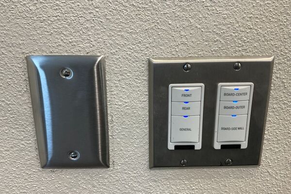 Lighting controls for the room