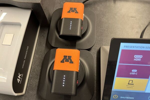 Pedestal - microphones charging on pedestal surface 