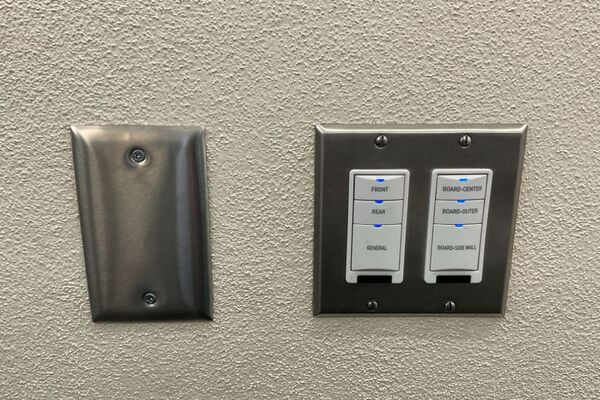 Lighting controls for the room