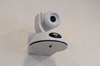 Camera mounted to the wall