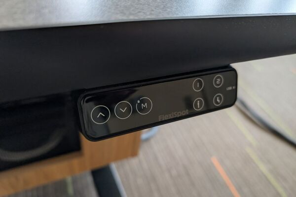 Height adjustment panel on pedestal