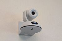 Camera mounted to the wall