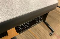 Pedestal: Height adjustment panel