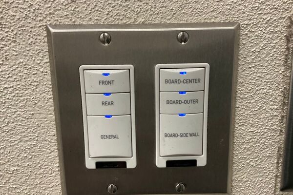 Lighting control panel