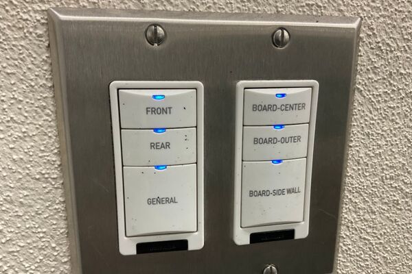 Lighting control panel