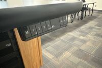 Pedestal: Height adjustment panel