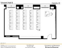 Room Layout Vincent Hall 6