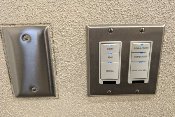 Lighting controls for the room