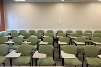  Back of room view of student tablet arm seating 