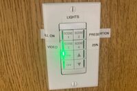 Lighting control panel
