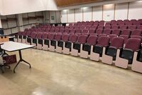 Back of room view of student auditorium seating